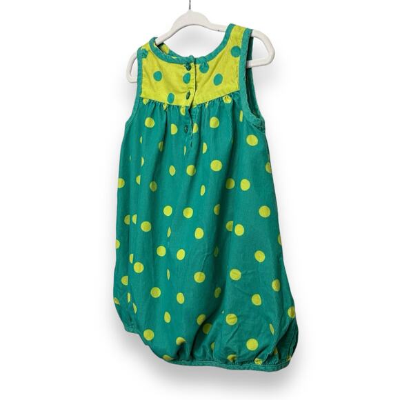 Gymboree Teal & Chartreuse Corduroy Dress Size 2T - Picture 3 of 6